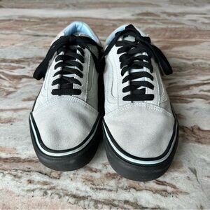 Vans off the Wall Blue Sneakers Black Sole